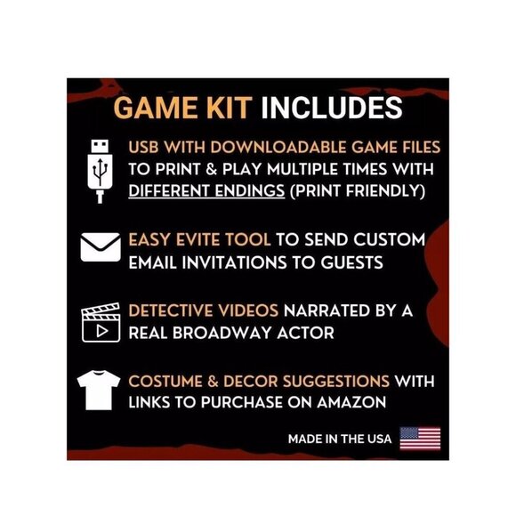 Bullets On Broadway A Flexible Murder Mystery Game New In Package - Picture 2 of 9